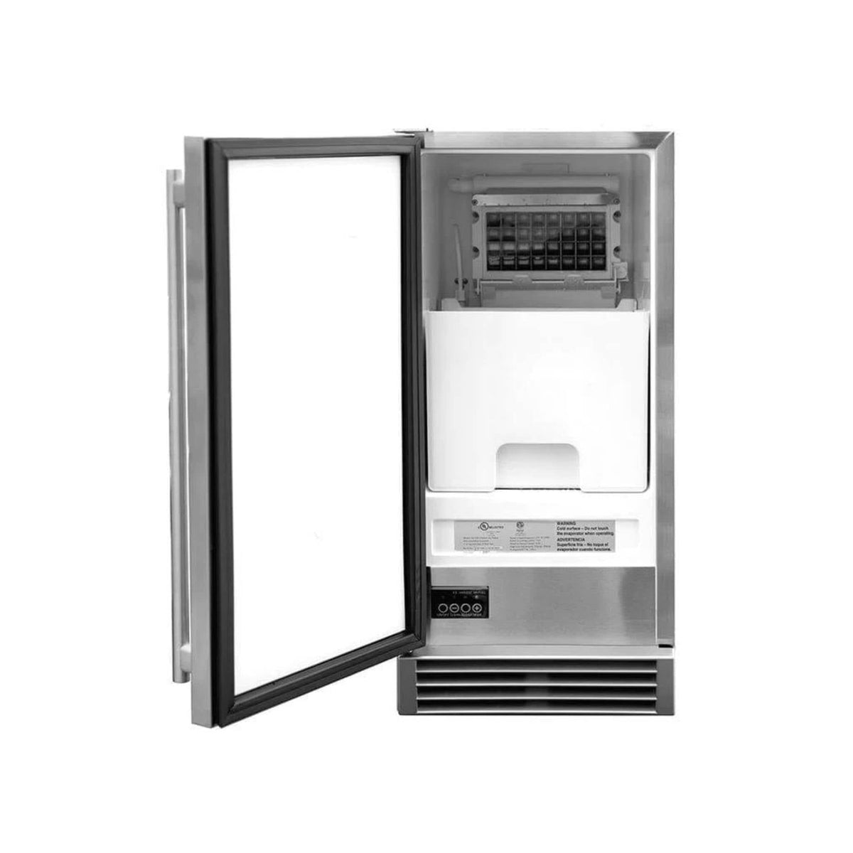 Summerset 15&quot; UL Outdoor Rated Ice Maker w/Stainless Door - 50 lb. Capacity - Culinary Hardware