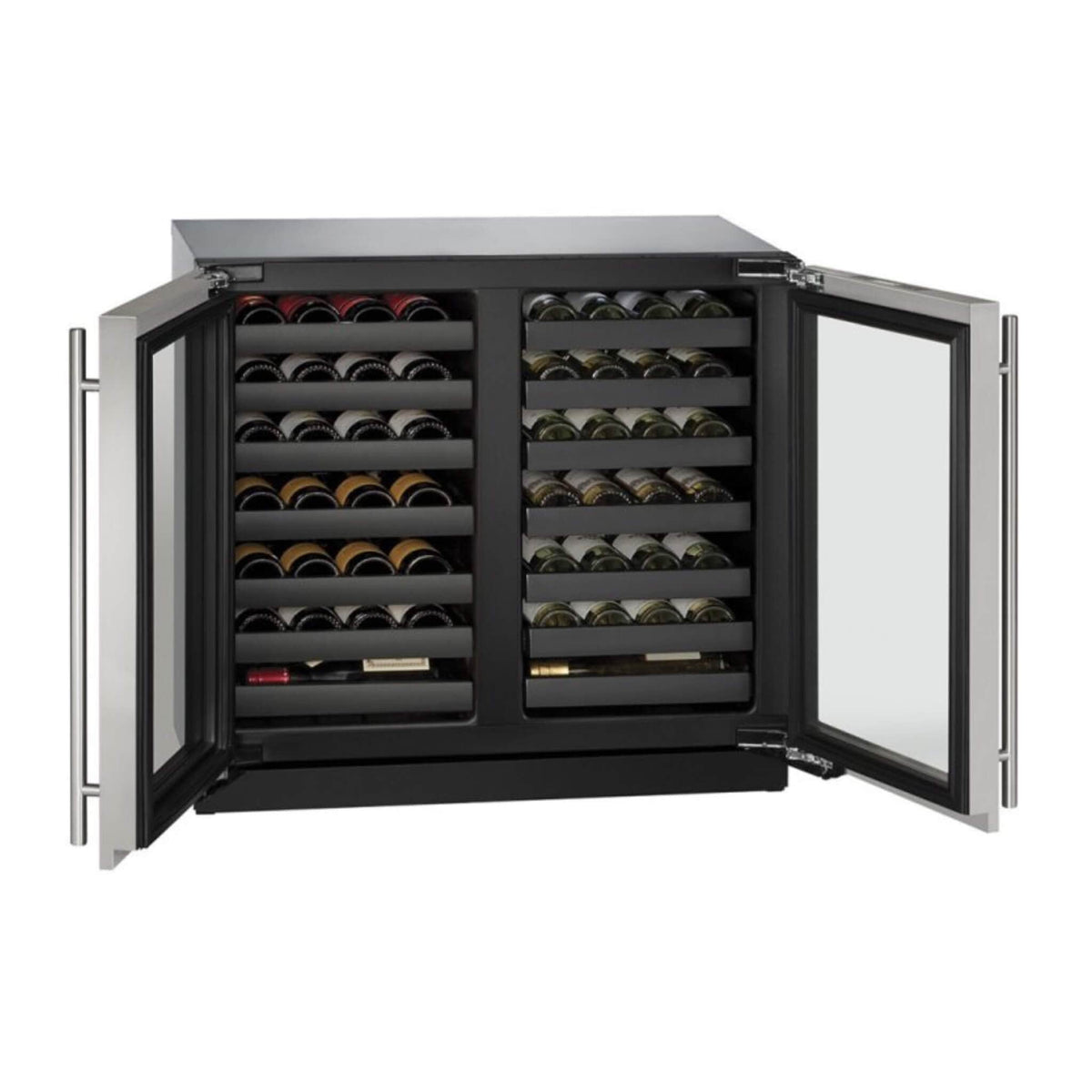 U-Line 36&quot; Wine Cooler 3000 Series Integrated Dual Zone - Stainless Steel