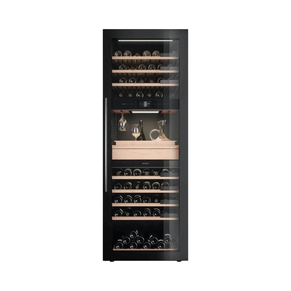 Asko 3-Zone Wine Climate Cabinet, 27 1/2&quot;; Holds 189 Bottles - Culinary Hardware