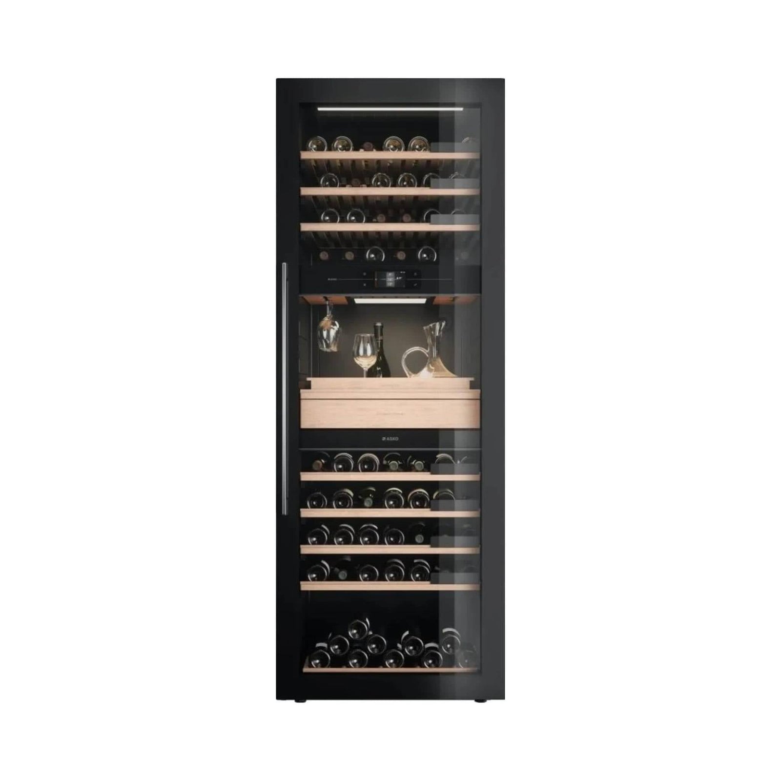 Asko 3-Zone Wine Climate Cabinet, 27 1/2"; Holds 189 Bottles - Culinary Hardware