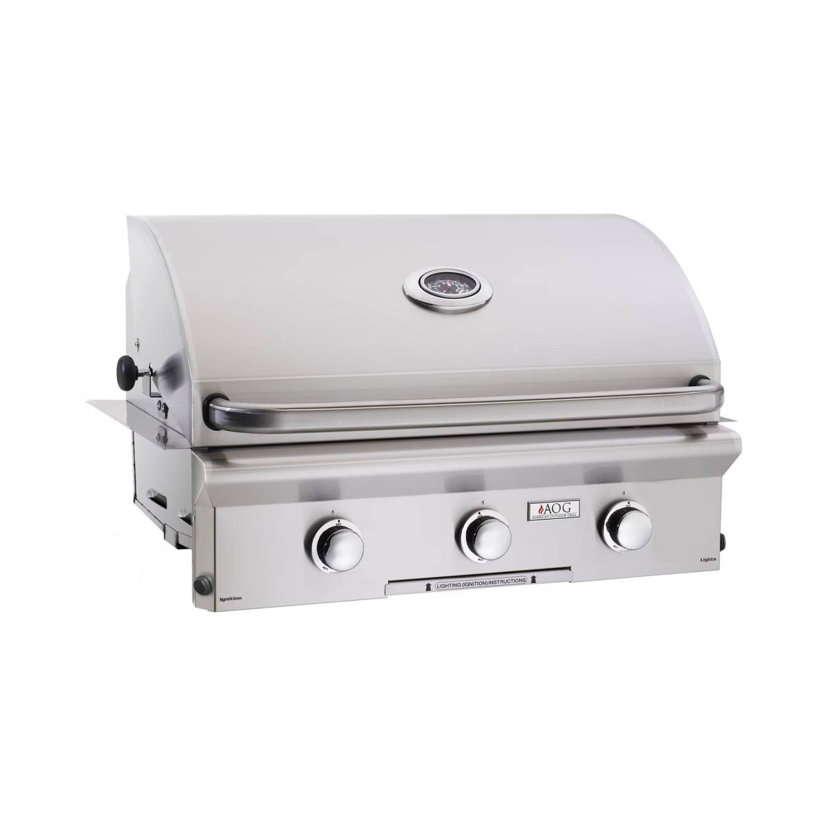 AOG L-Series 30&quot; 3-Burner Built-In Gas Grill With Rotisserie - Culinary Hardware