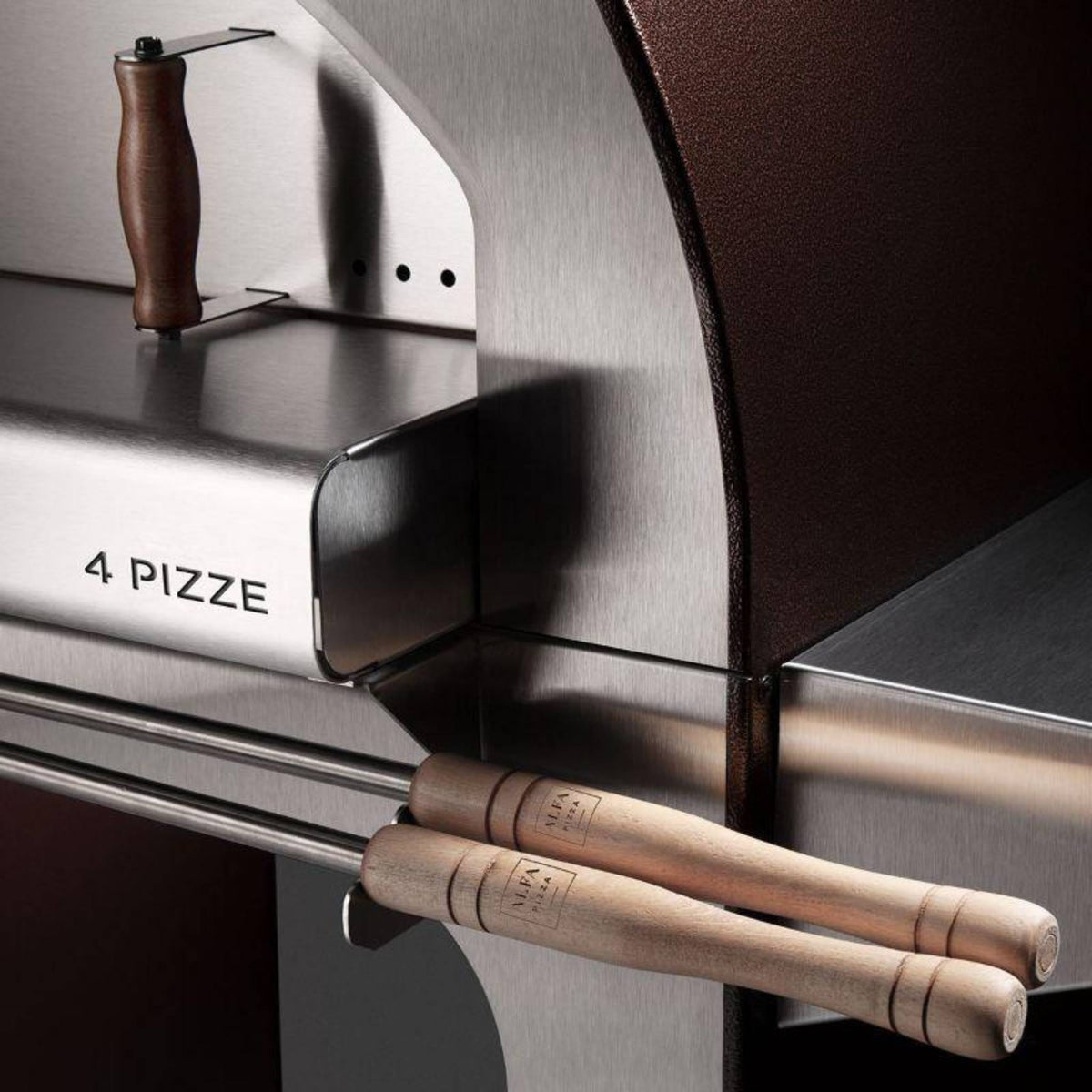 Alfa 4 Pizze Wood Countertop Pizza Oven - Culinary Hardware