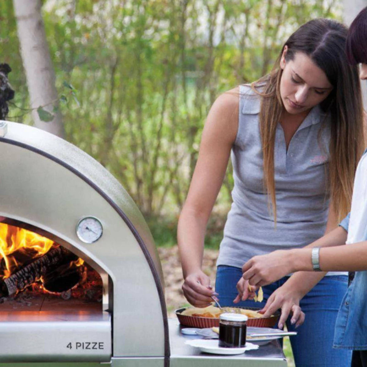 Alfa 4 Pizze Wood Countertop Pizza Oven - Culinary Hardware