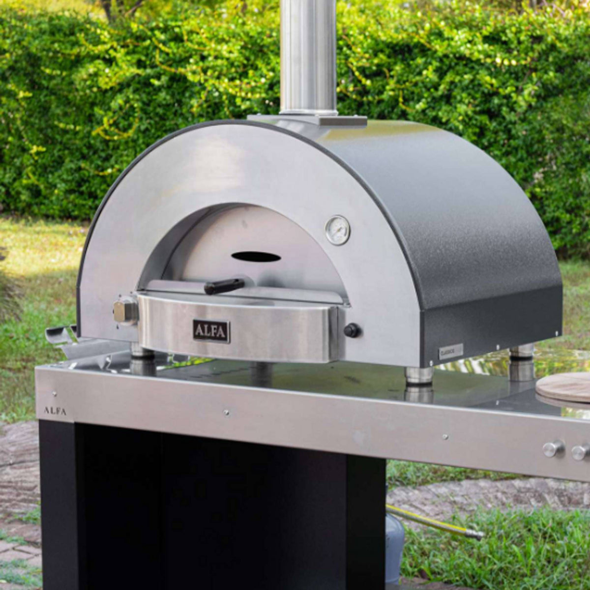 Alfa Classico 2 Pizze Countertop Gas Pizza Oven Ardesia Grey – FXCL-2P-GGRA-U - Culinary Hardware