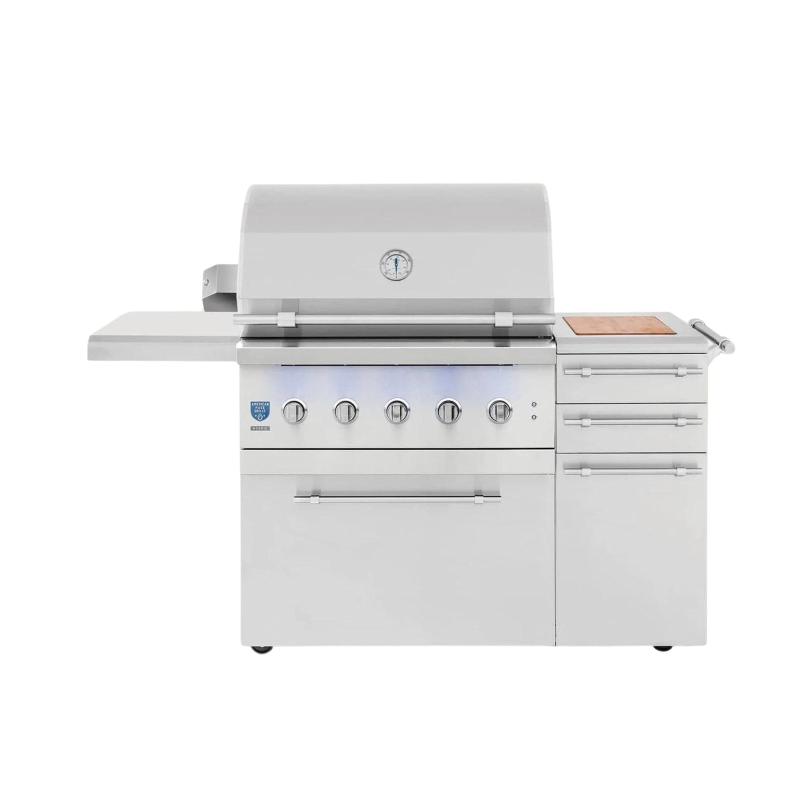 American Made Grills Encore Series 36" Freestanding Hybrid Grill - Culinary Hardware