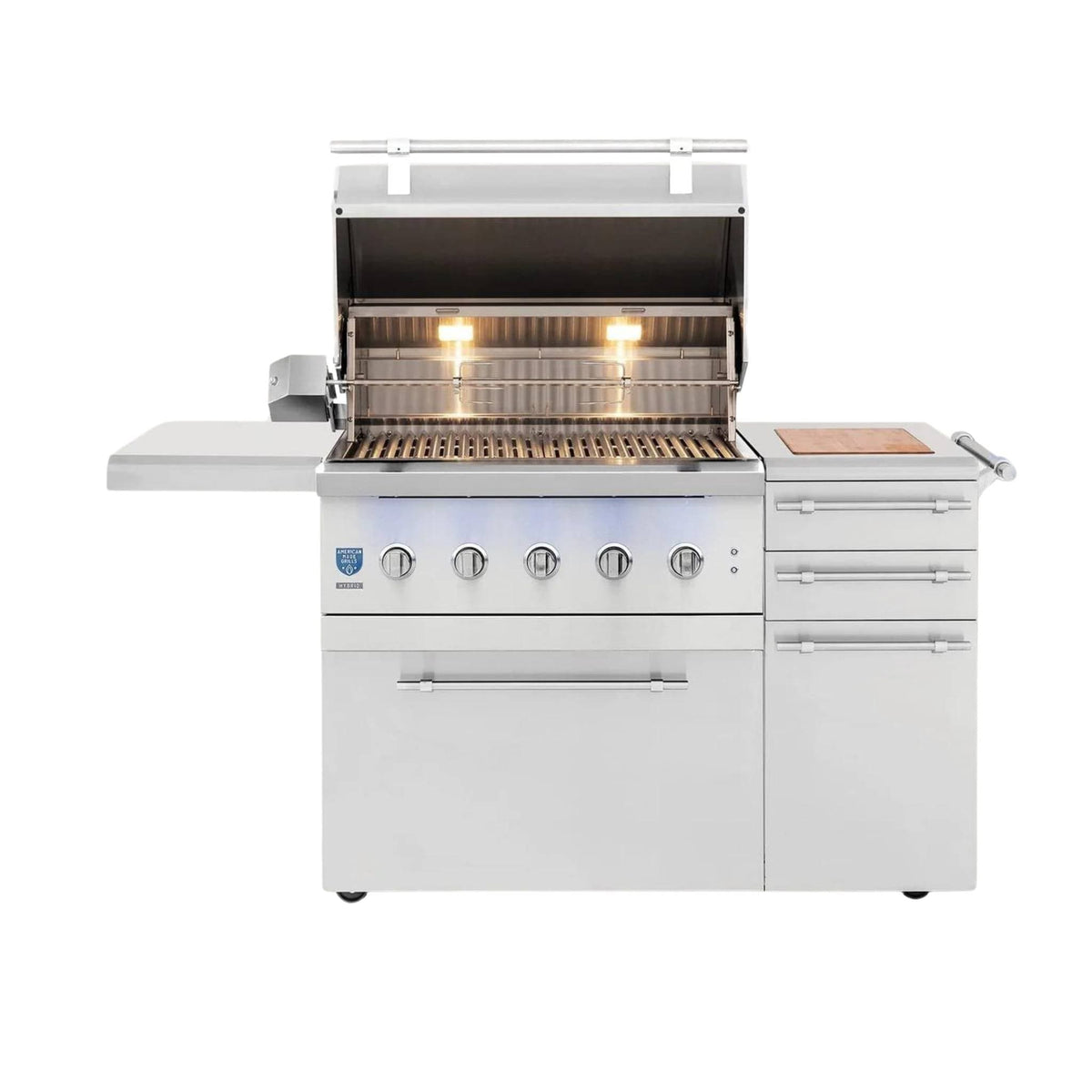 American Made Grills Encore Series 36&quot; Freestanding Hybrid Grill - Culinary Hardware