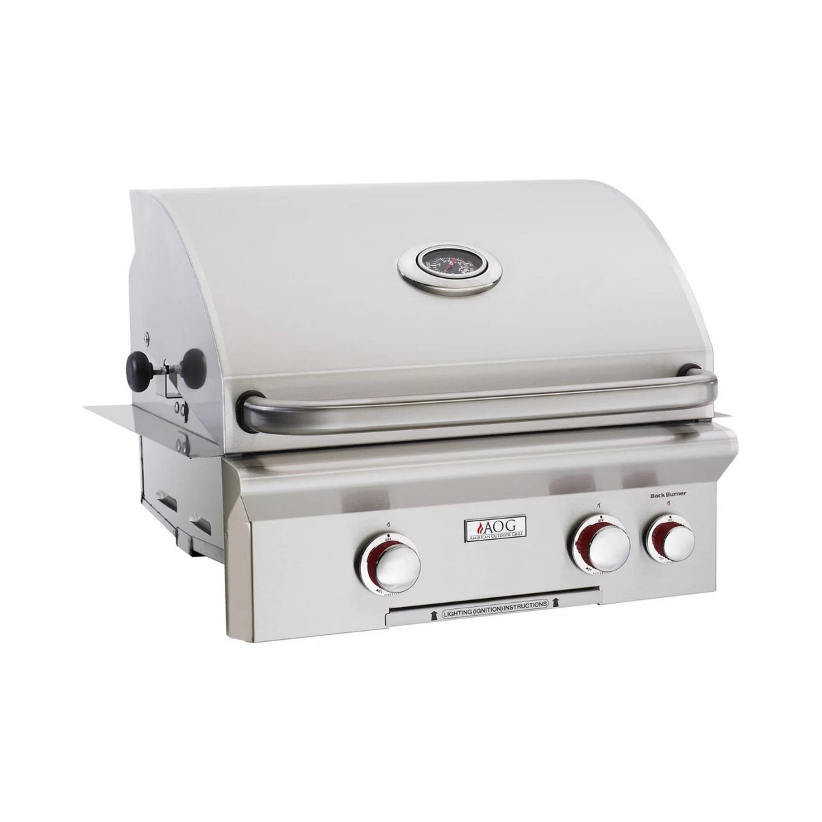 AOG T-Series 24&quot; 2-Burner Built-In Natural Gas Grill With Rotisserie - Culinary Hardware