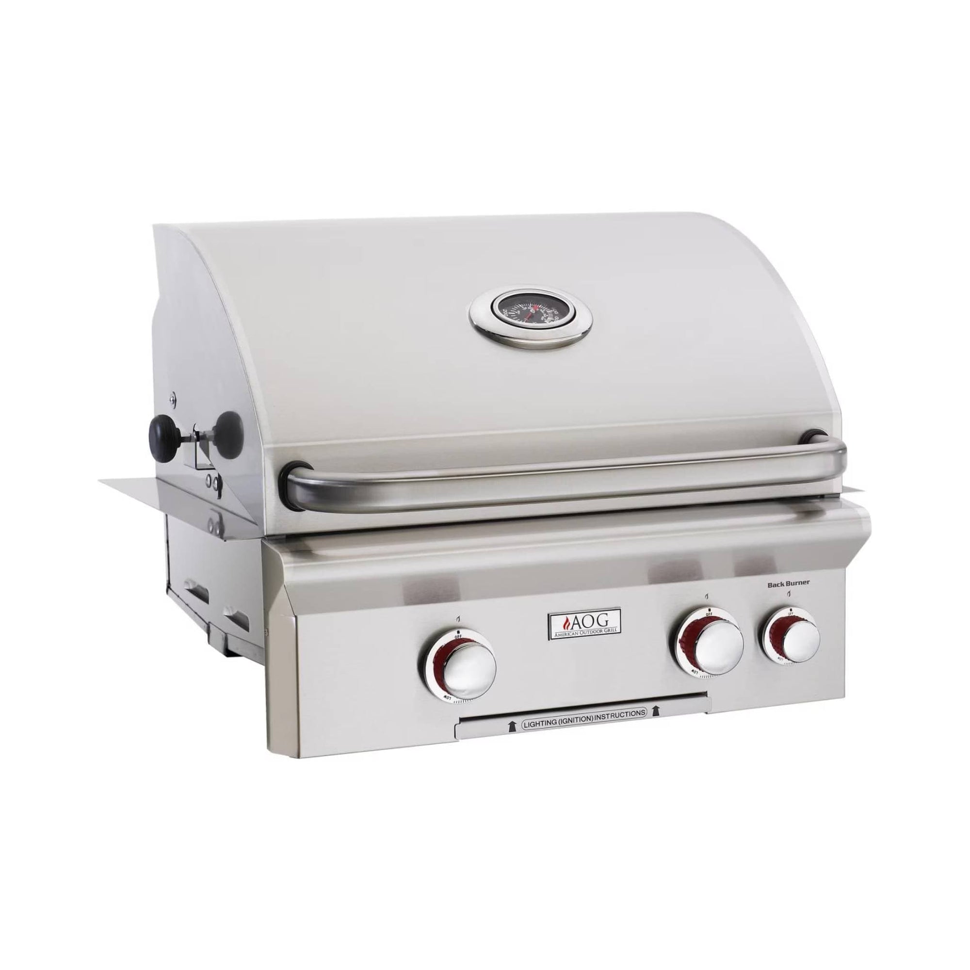 AOG T-Series 24" 2-Burner Built-In Natural Gas Grill With Rotisserie - Culinary Hardware