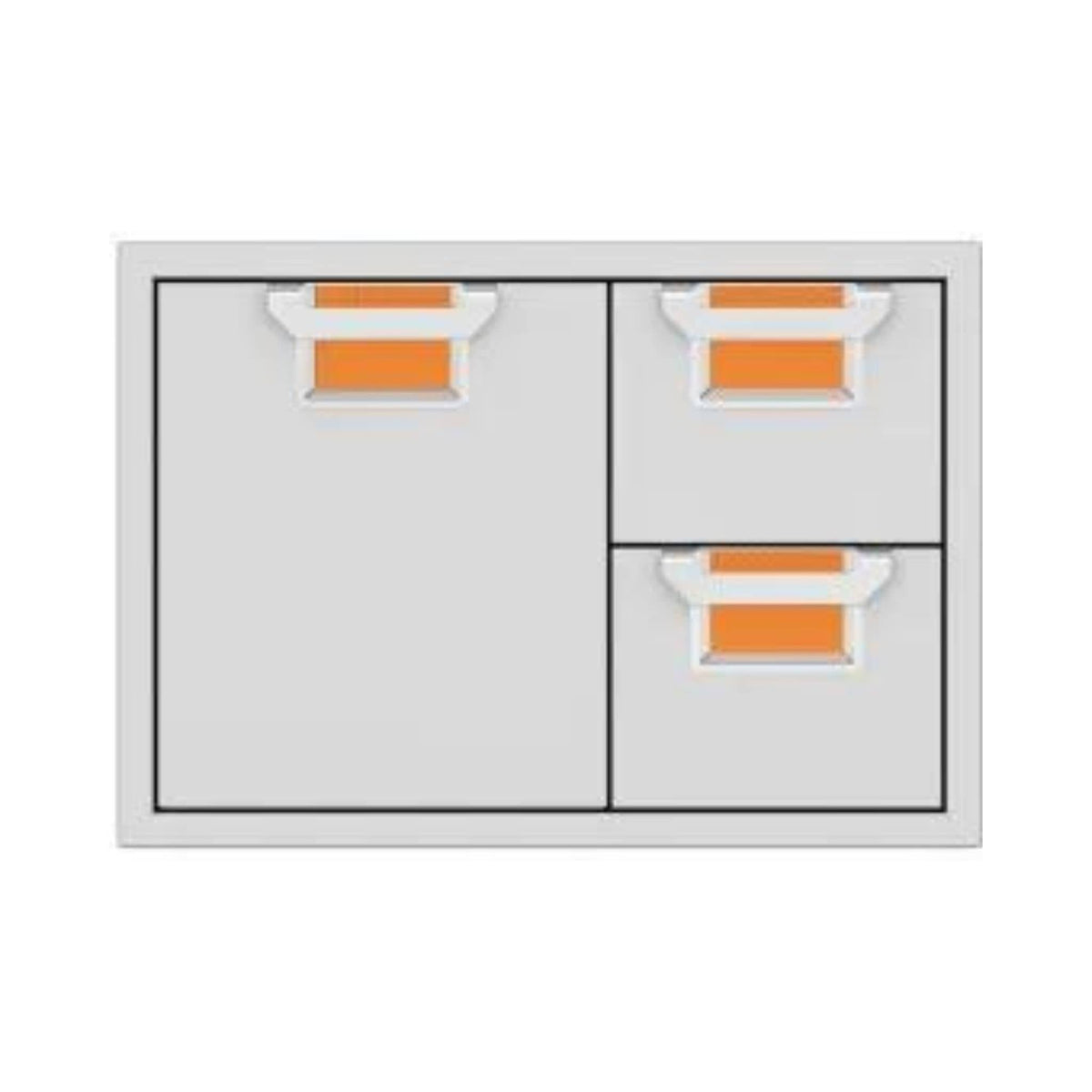 Aspire by Hestan 30&quot; Double Drawer and Door Storage Center - Culinary Hardware