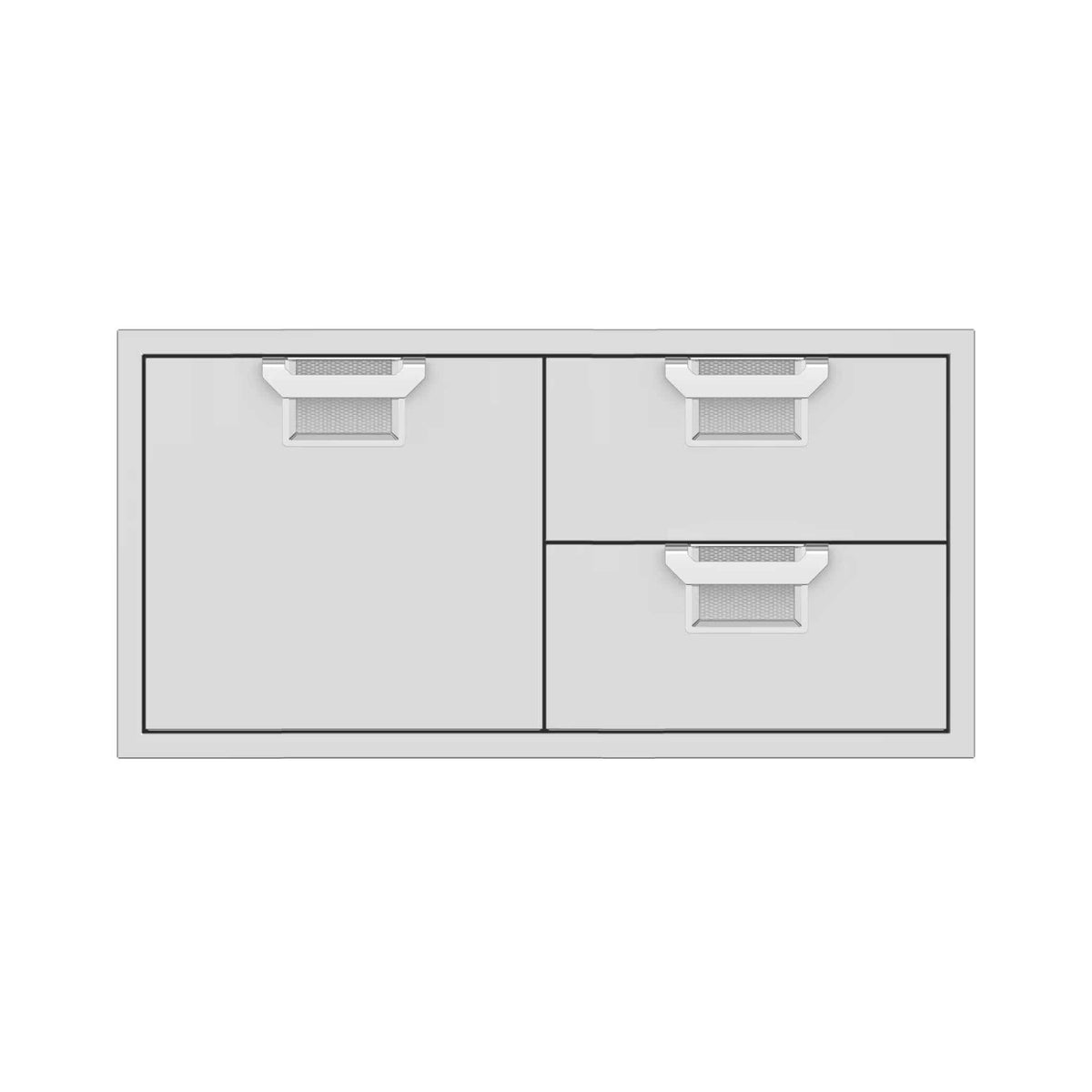 Aspire by Hestan 42&quot; Double Drawer and Door Storage Center - Culinary Hardware