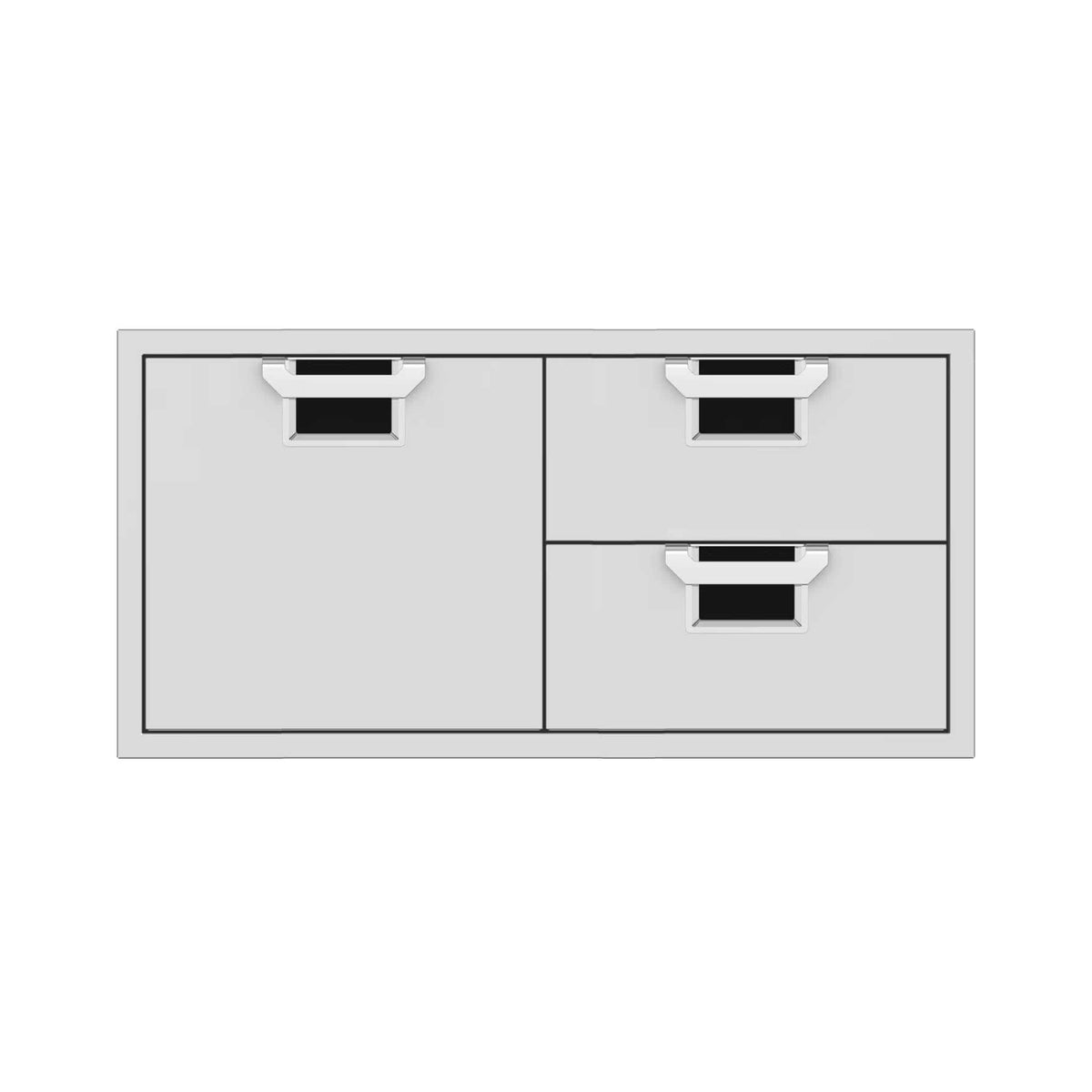 Aspire by Hestan 42&quot; Double Drawer and Door Storage Center - Culinary Hardware