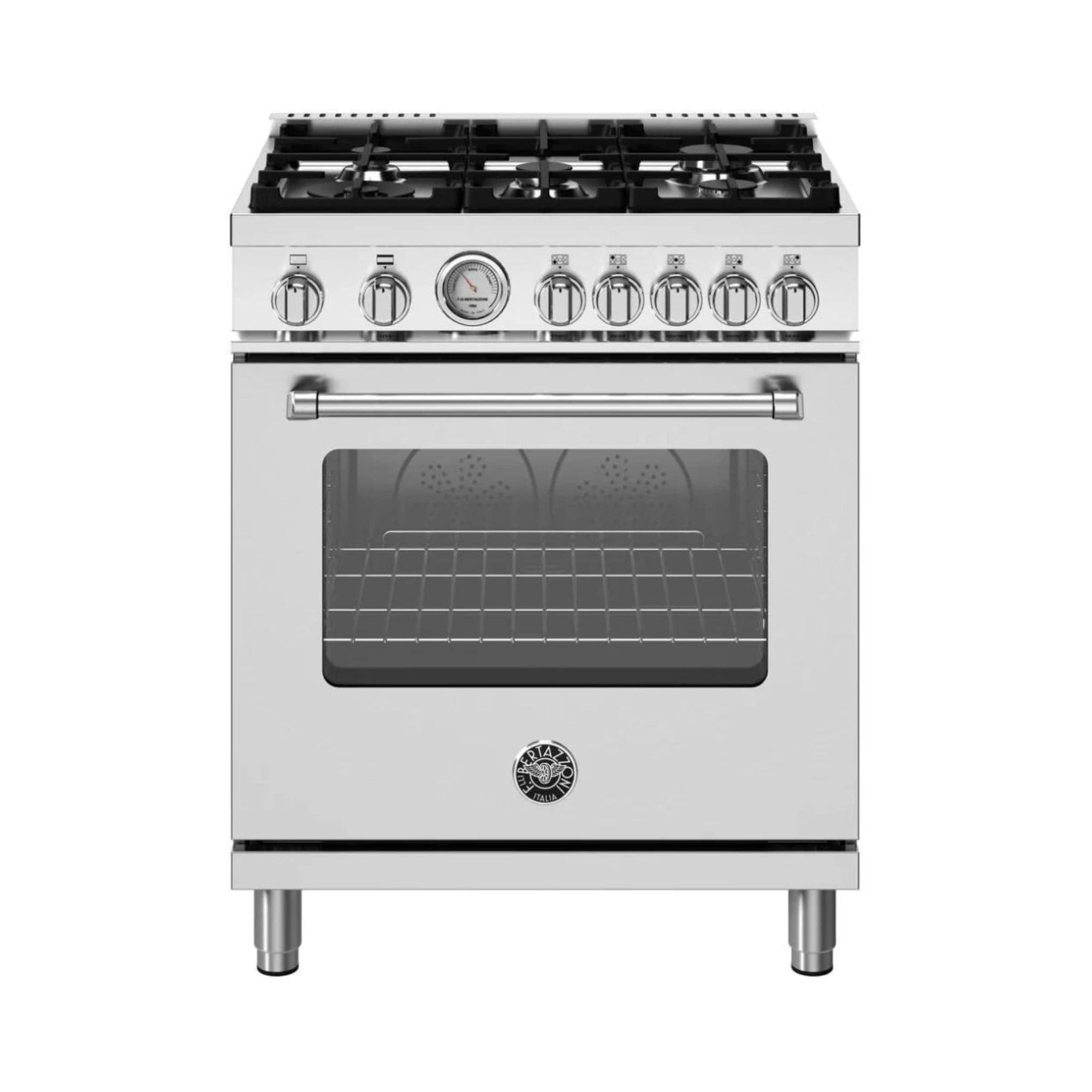 Bertazzoni 24" Master Series Freestanding Gas Range with 5 Sealed Burners - Culinary Hardware