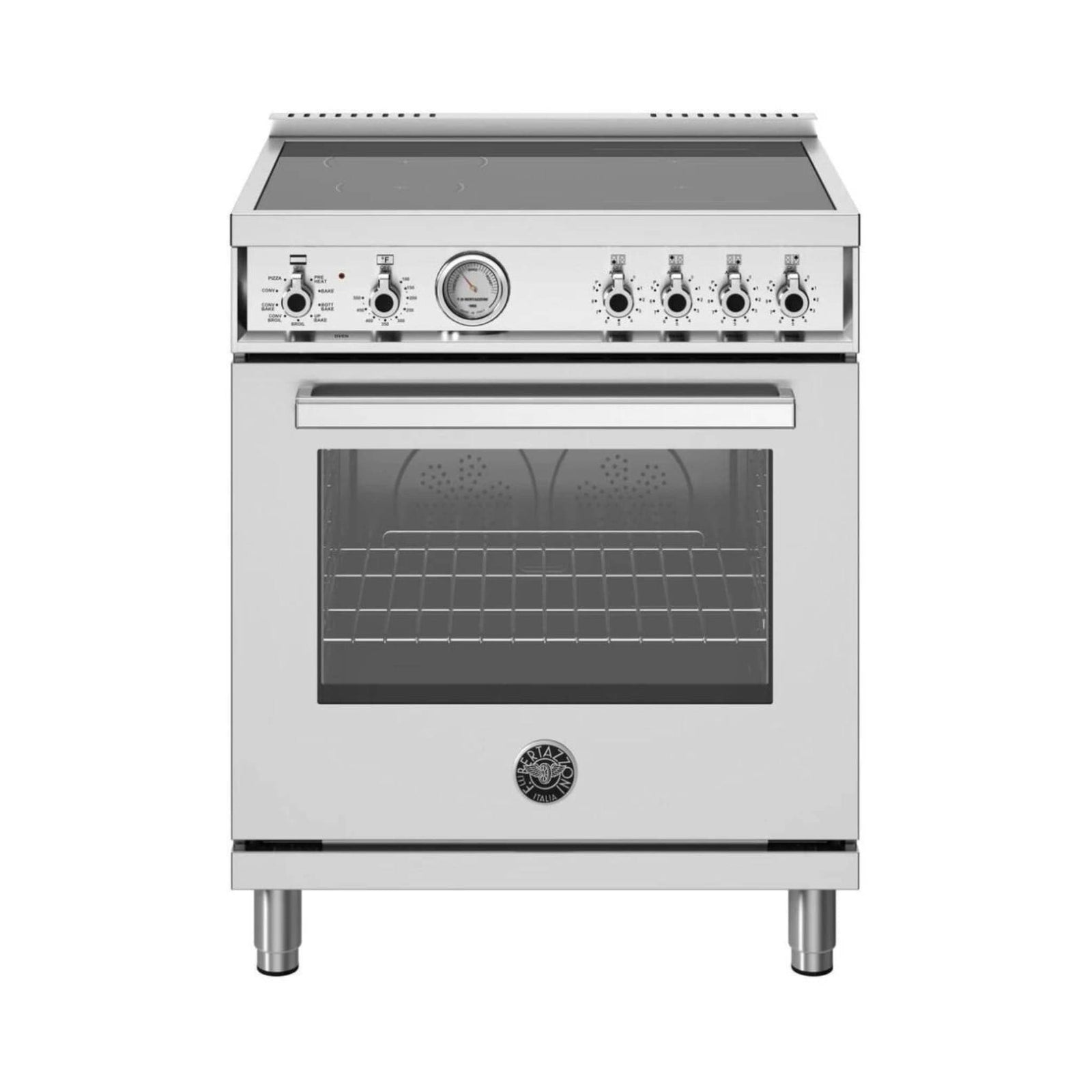 Bertazzoni 30" Professional Series Freestanding Induction Range with 4 Elements - Culinary Hardware