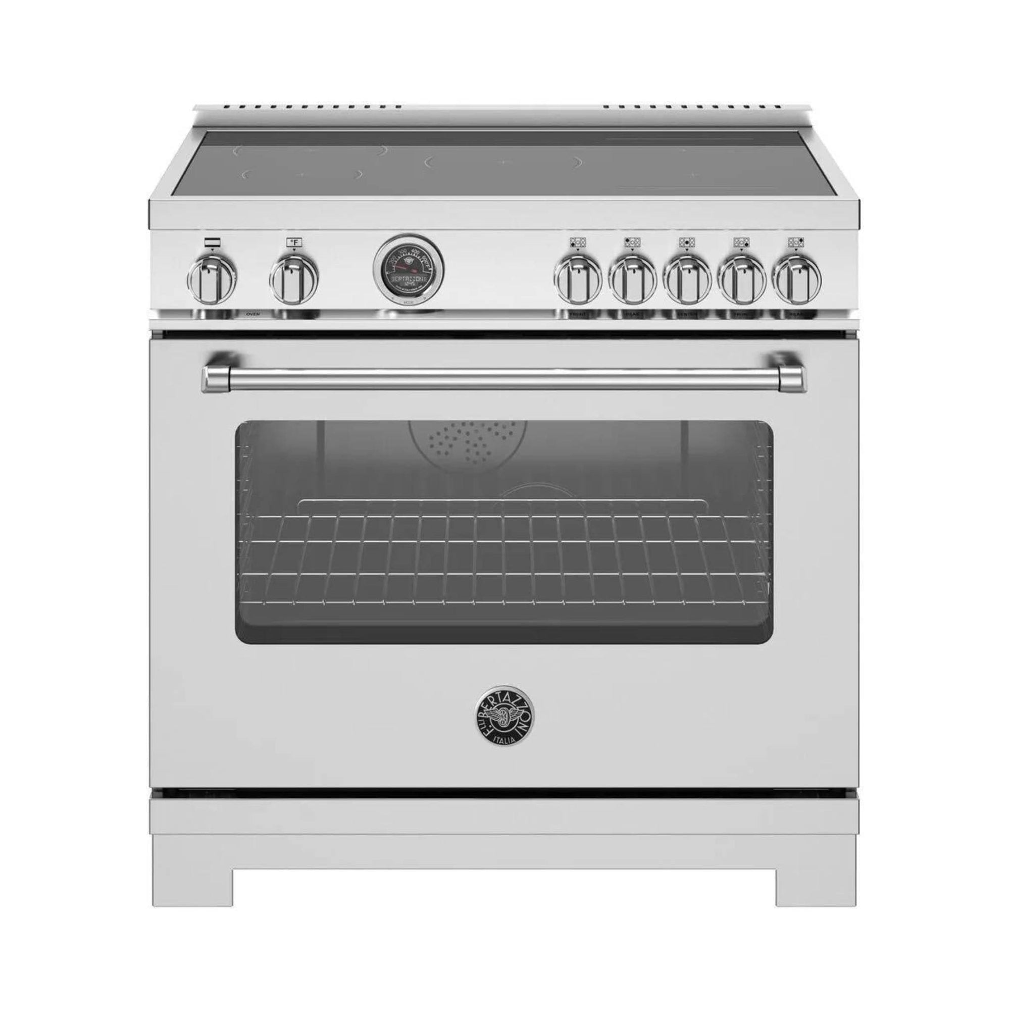 Bertazzoni 36" Master Series Freestanding Induction Range with 5 Elements - Culinary Hardware