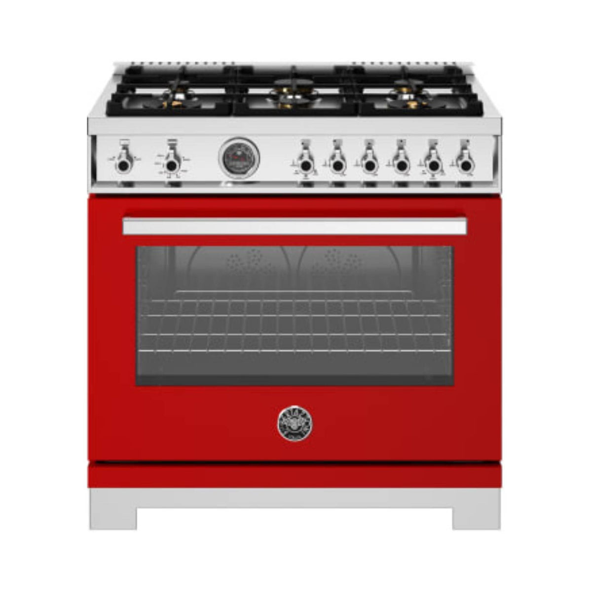 Bertazzoni 36&quot; Professional Series Freestanding Gas Range with 6 Sealed Burners - Culinary Hardware