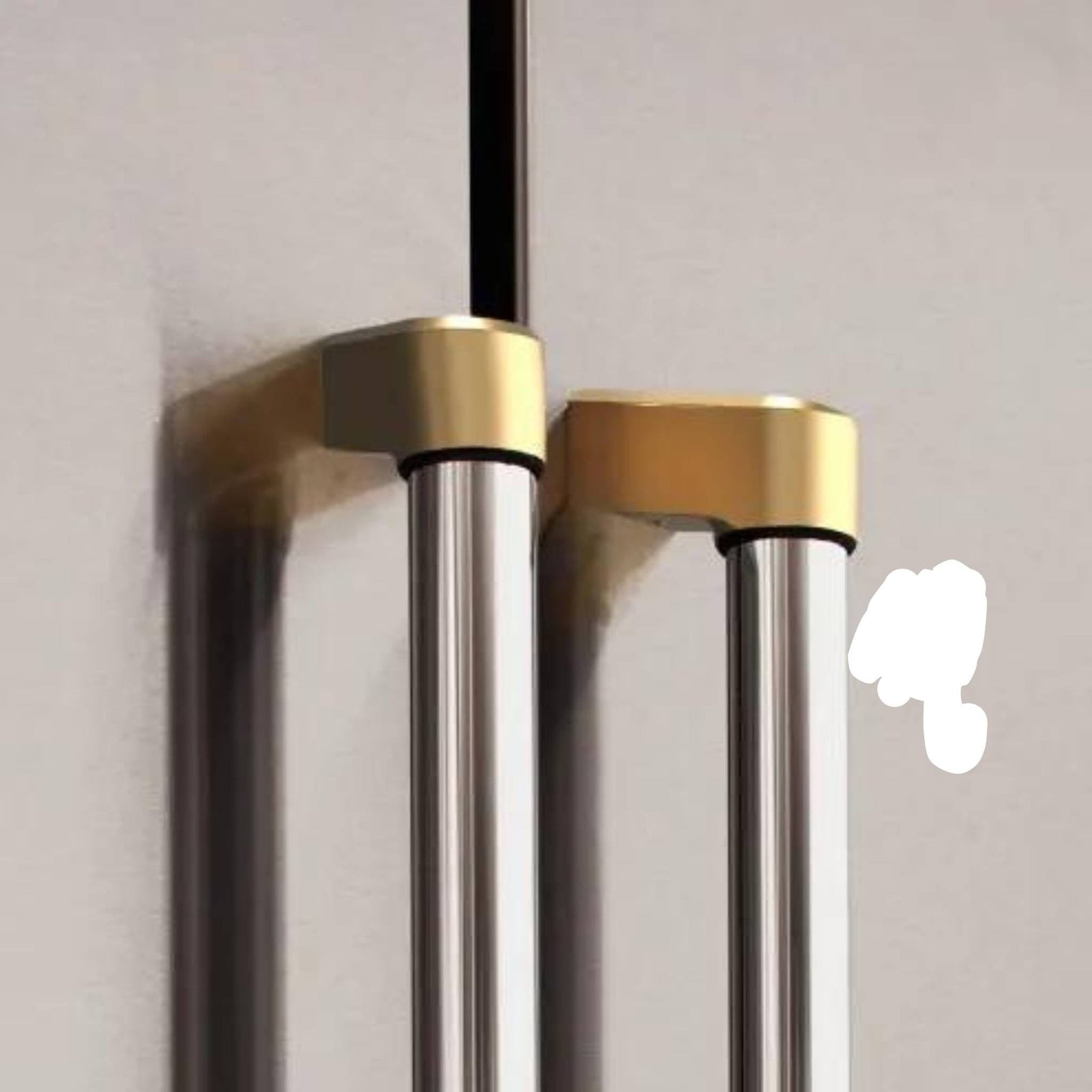 Bertazzoni Master Series Handle Terminals Décor Set - 2 terminals / end caps for 1 handle - Culinary Hardware