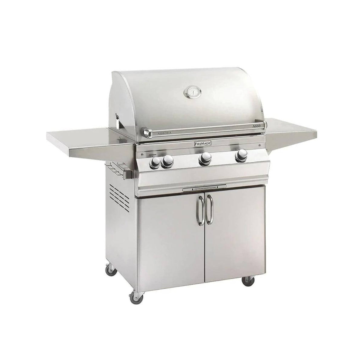 Fire Magic Aurora 30&quot; Portable Gas Grill with Analog Thermometer