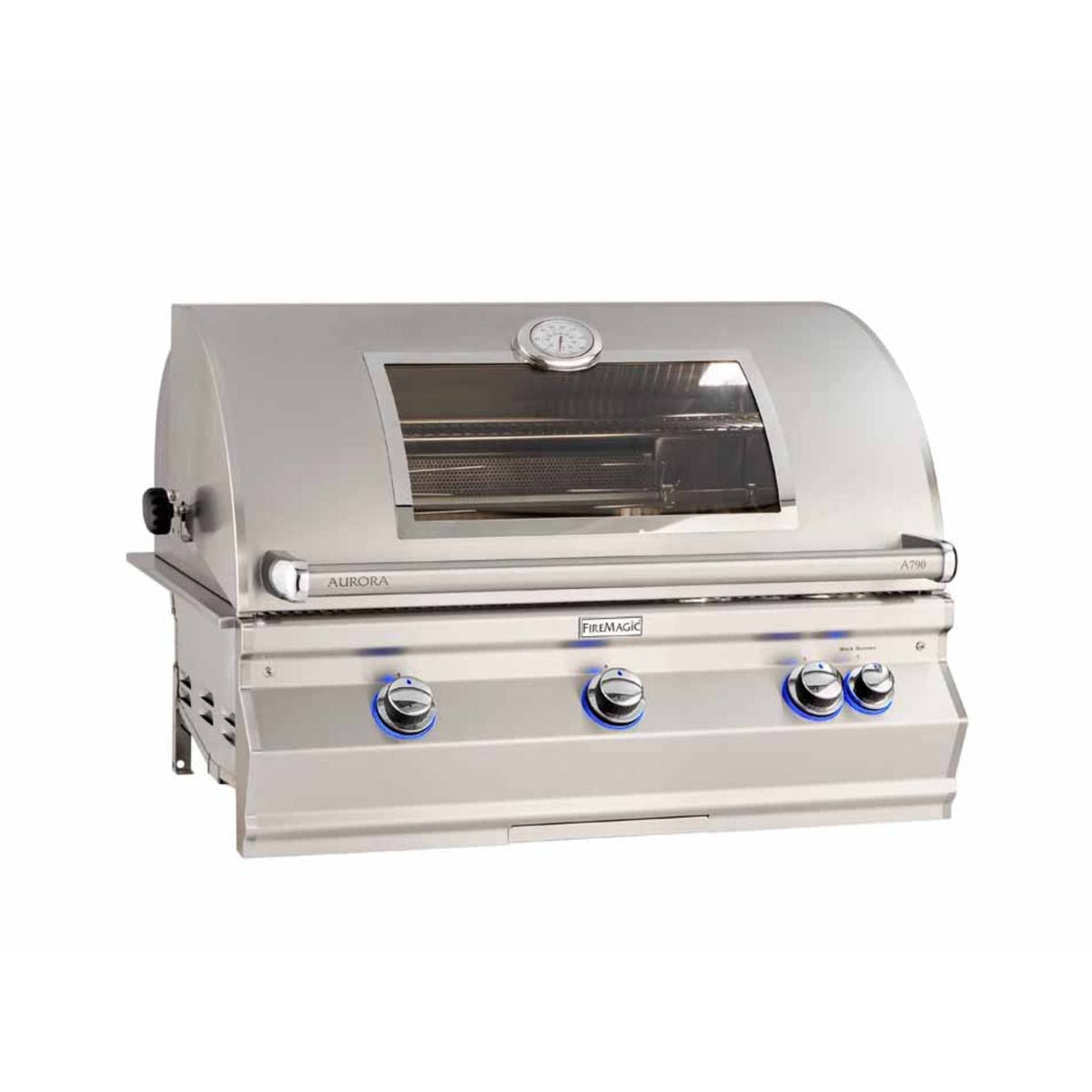 Fire Magic Aurora 36&quot; Built-In Gas Grill with Backburner &amp; Rotisserie Kit