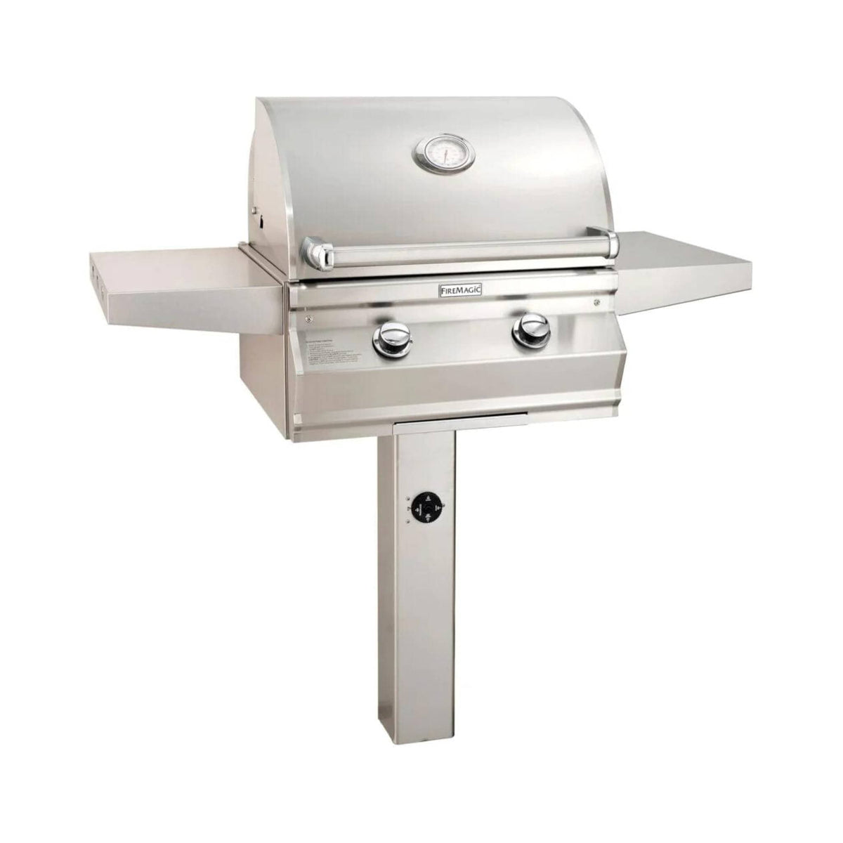 Fire Magic Choice Multi-User Accessible 24&quot; In Ground Post Mount Grill