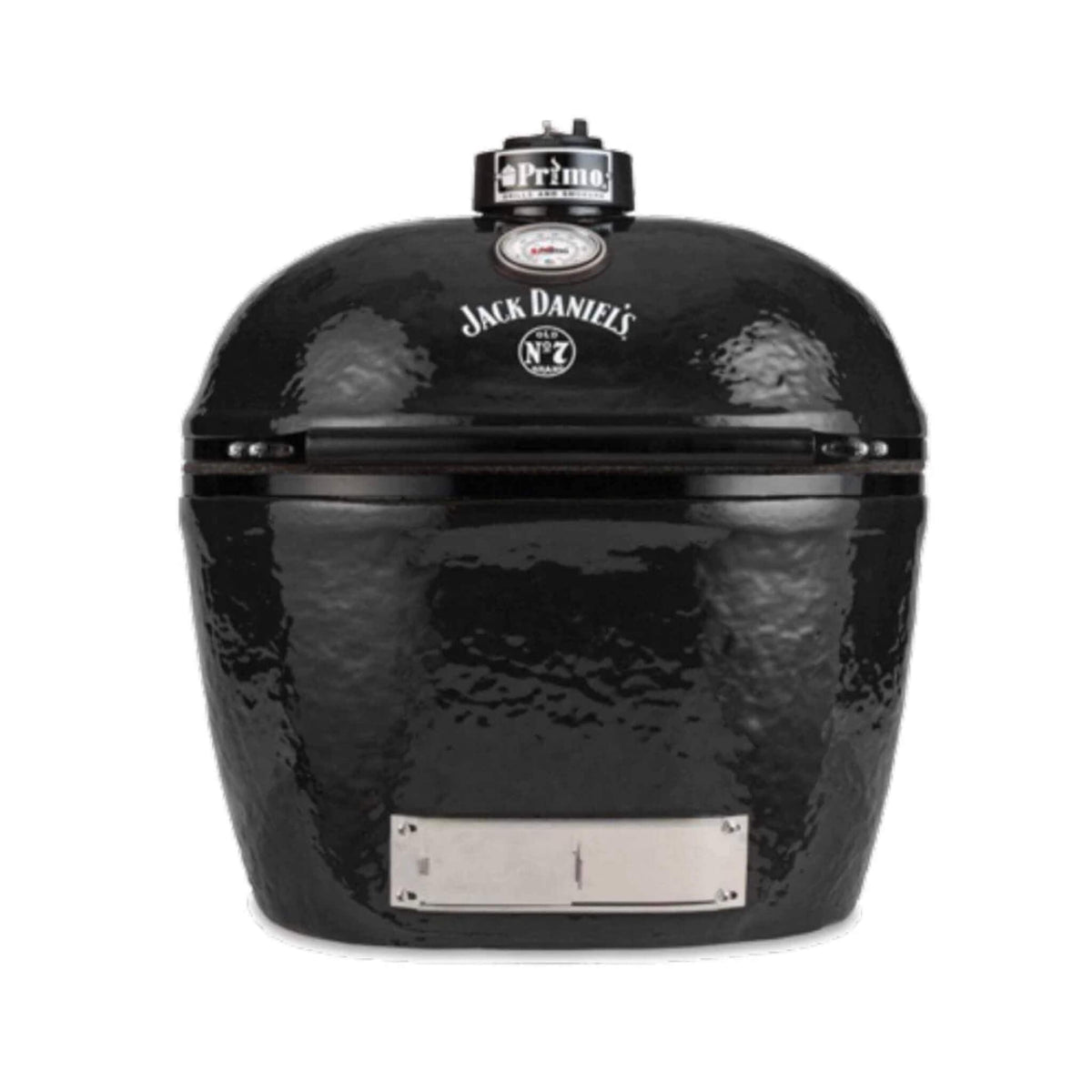 Primo X-Large 400 Oval Ceramic Kamado Grill with Stainless Steel Grates - Jack Daniel’s Edition - Culinary Hardware