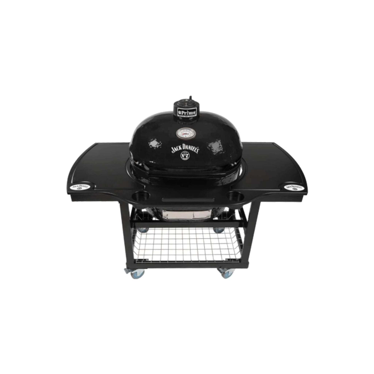 Primo X-Large 400 Oval Ceramic Kamado Grill with Stainless Steel Grates - Jack Daniel’s Edition - Culinary Hardware