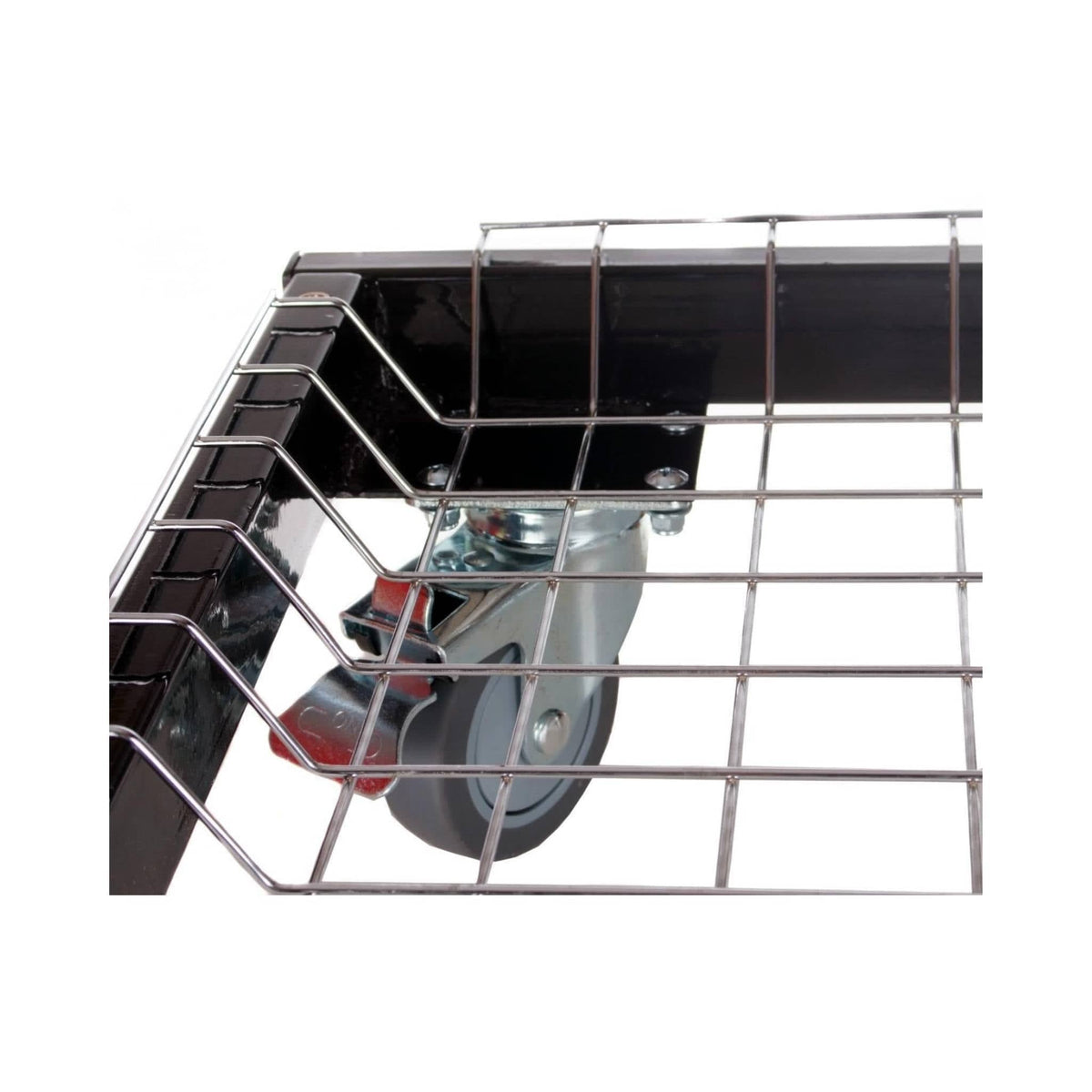 Primo Cart Base with Basket and Stainless Side Shelves