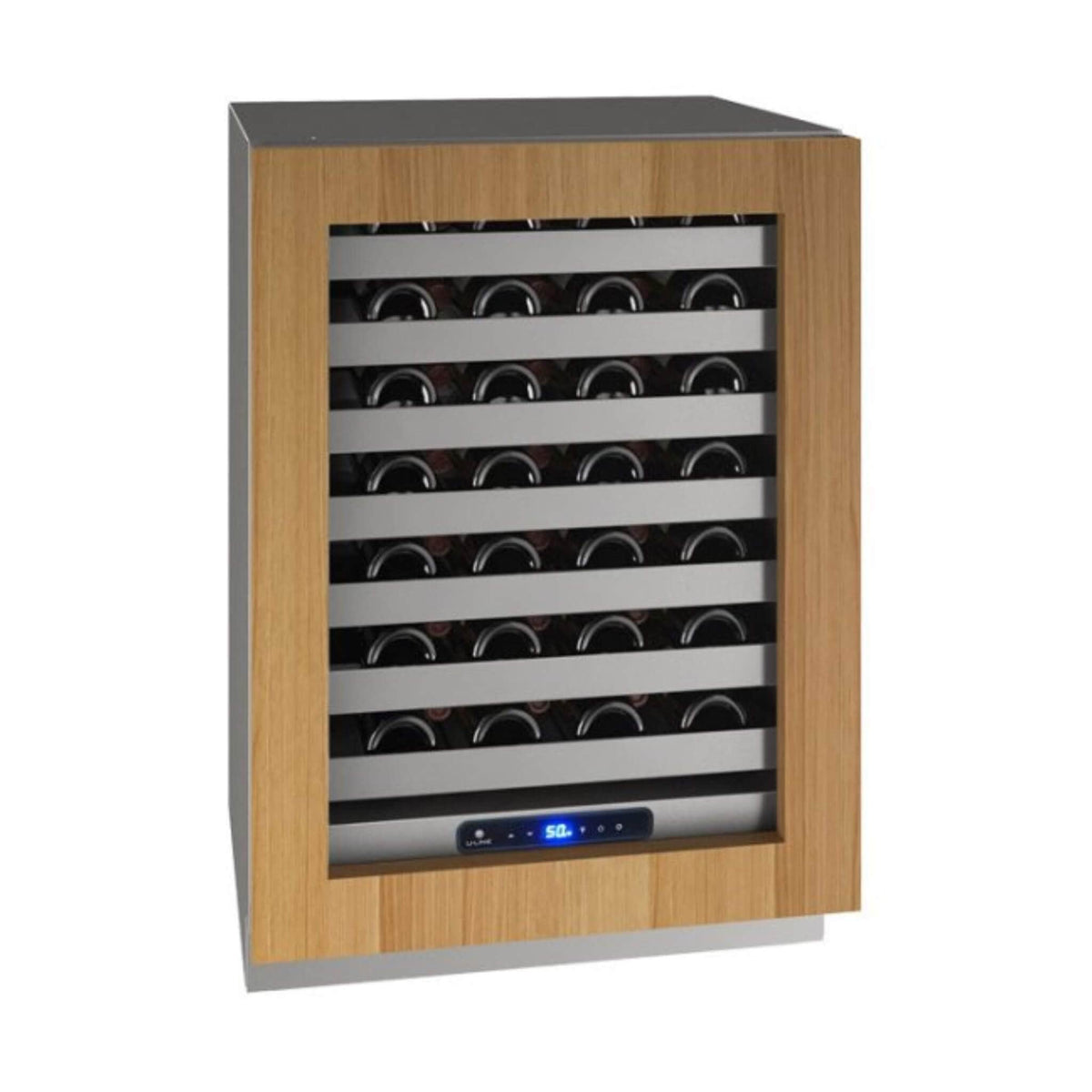 U-Line Wine Captain 24&quot; Reversible Hinge Integrated - Custom Frame Panel