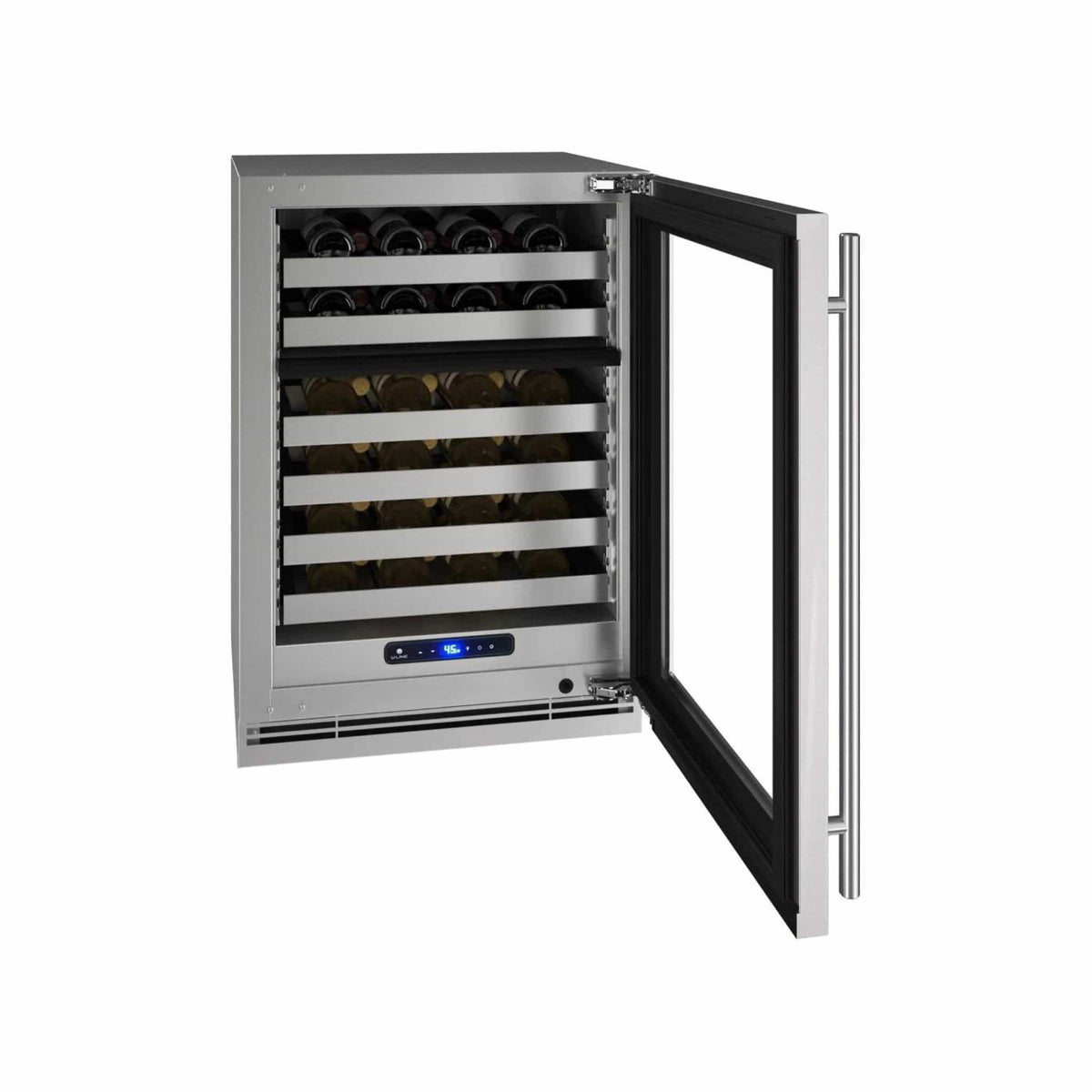U-Line Wine Captain 24&quot; Dual Zone Reversible Hinge Integrated Solid 115v