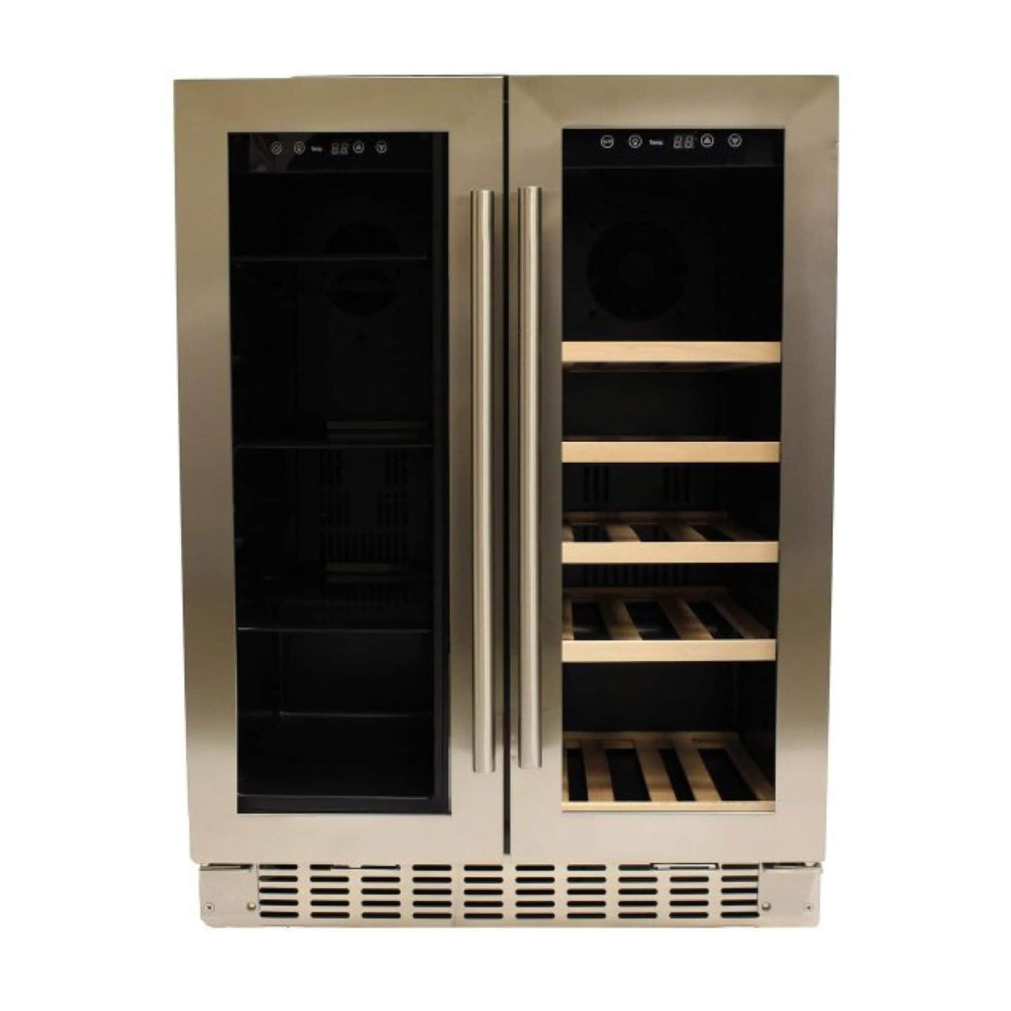 Azure 24" Dual Zone Beverage and Wine Center with Glass Door - Culinary Hardware