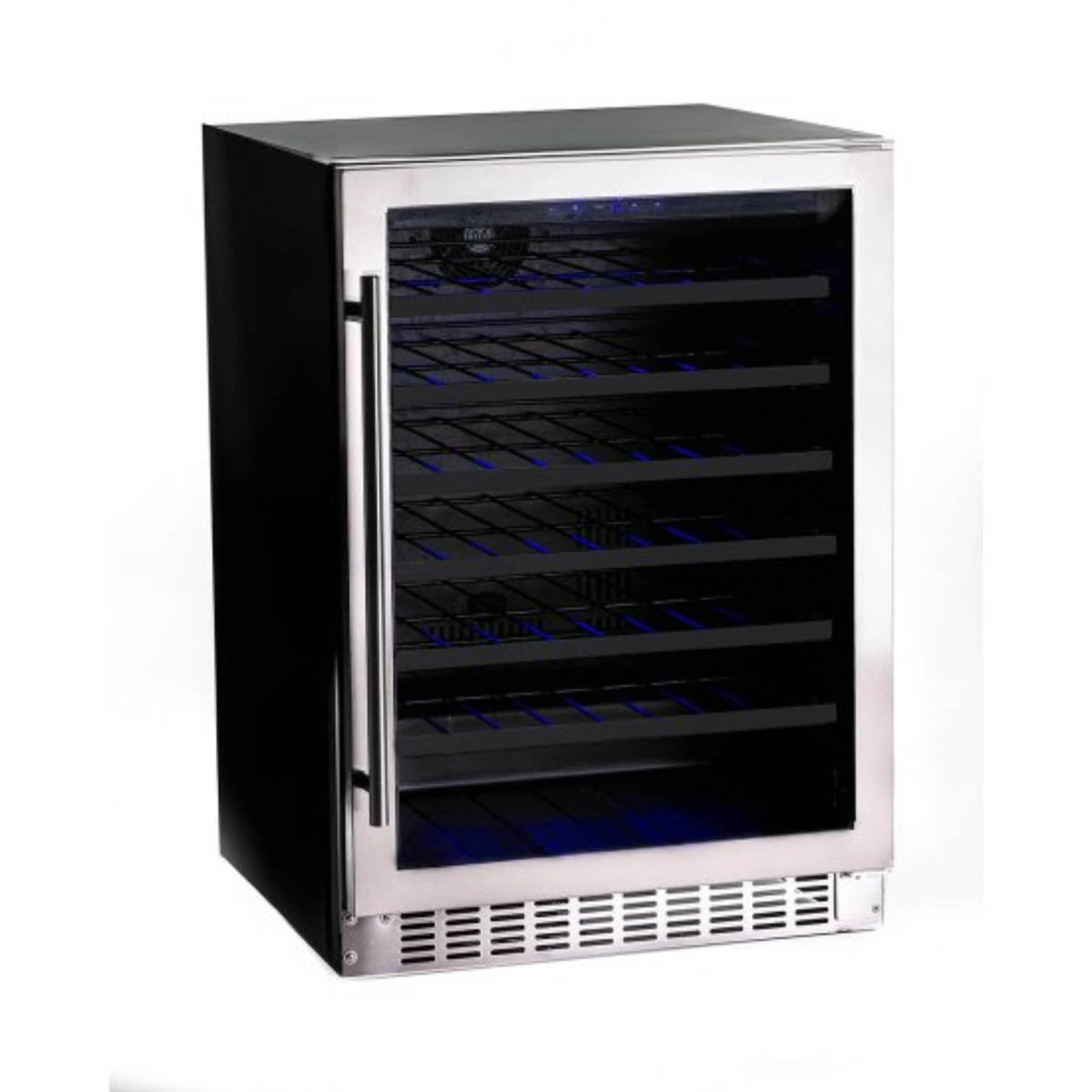 Azure 24&quot; Wine Center with Stainless Trim Glass Door - Culinary Hardware
