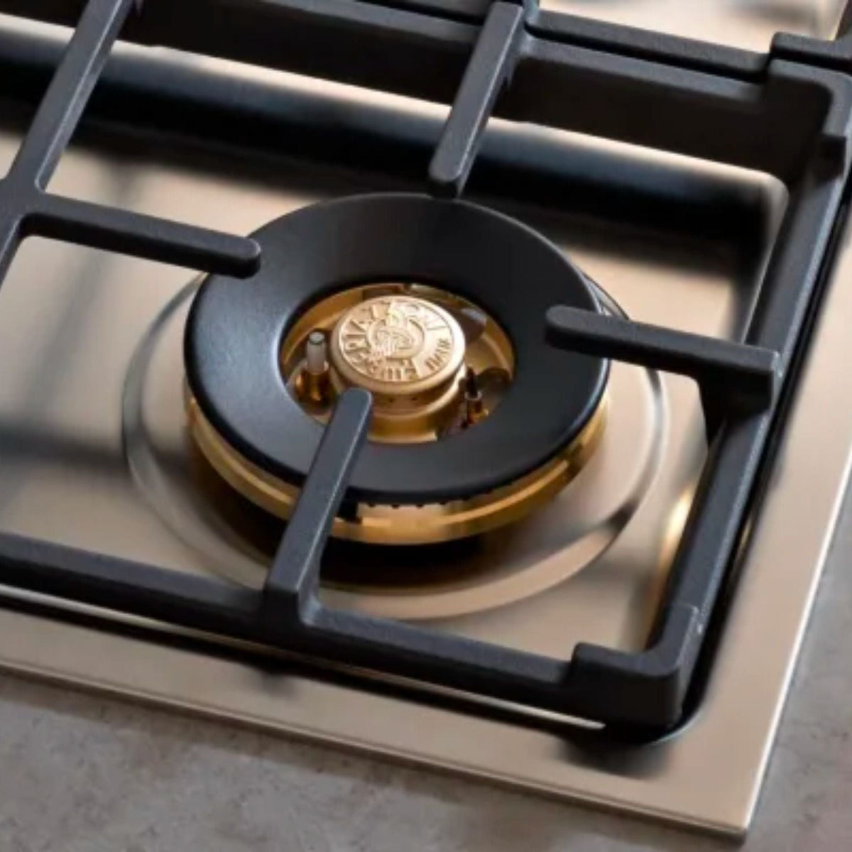 Bertazzoni 30&quot; Professional Series Drop-In Gas Cooktop 4 Brass Burners - Culinary Hardware