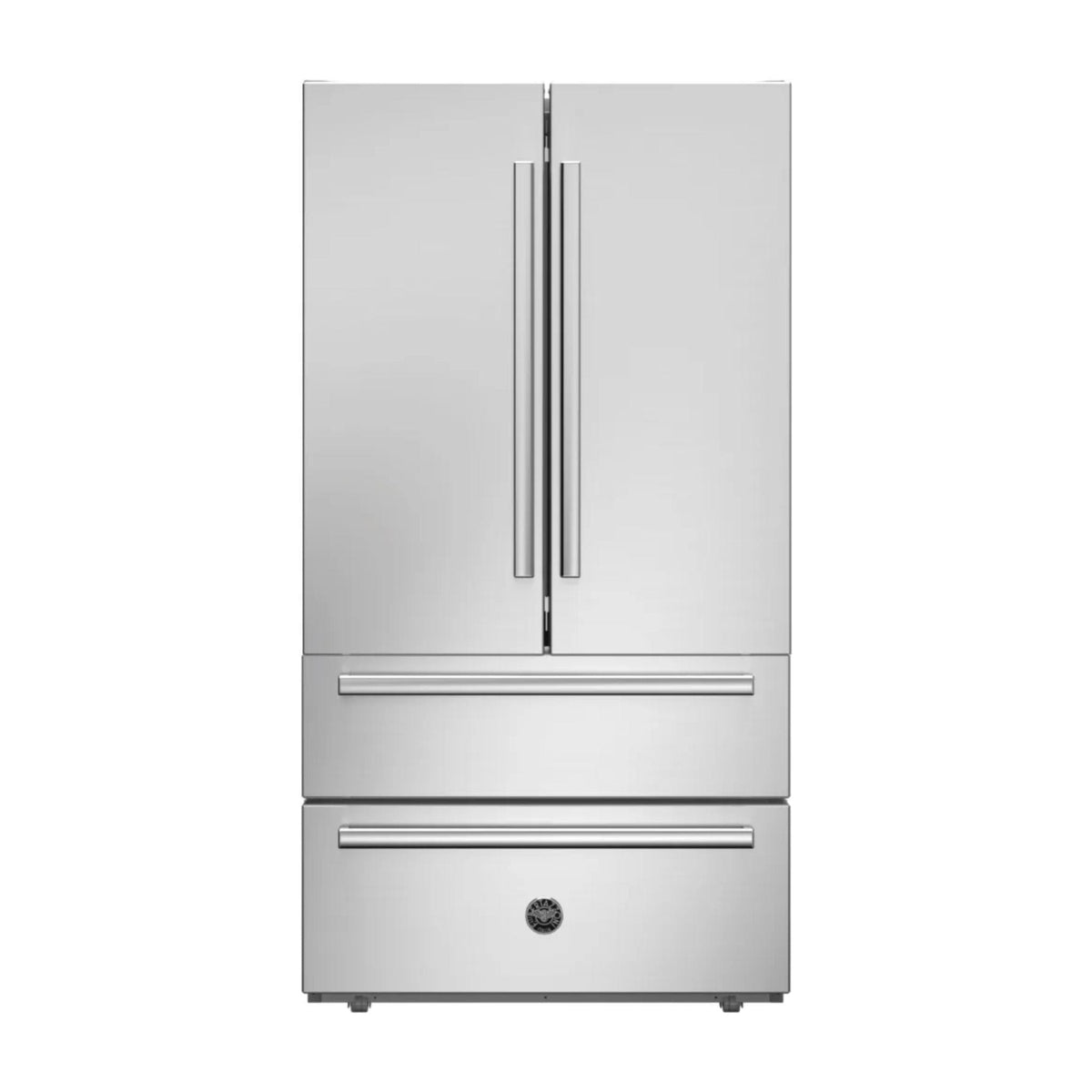Bertazzoni 36&quot; Counter Depth French Door Refrigerator; Internal Ice Maker - Culinary Hardware