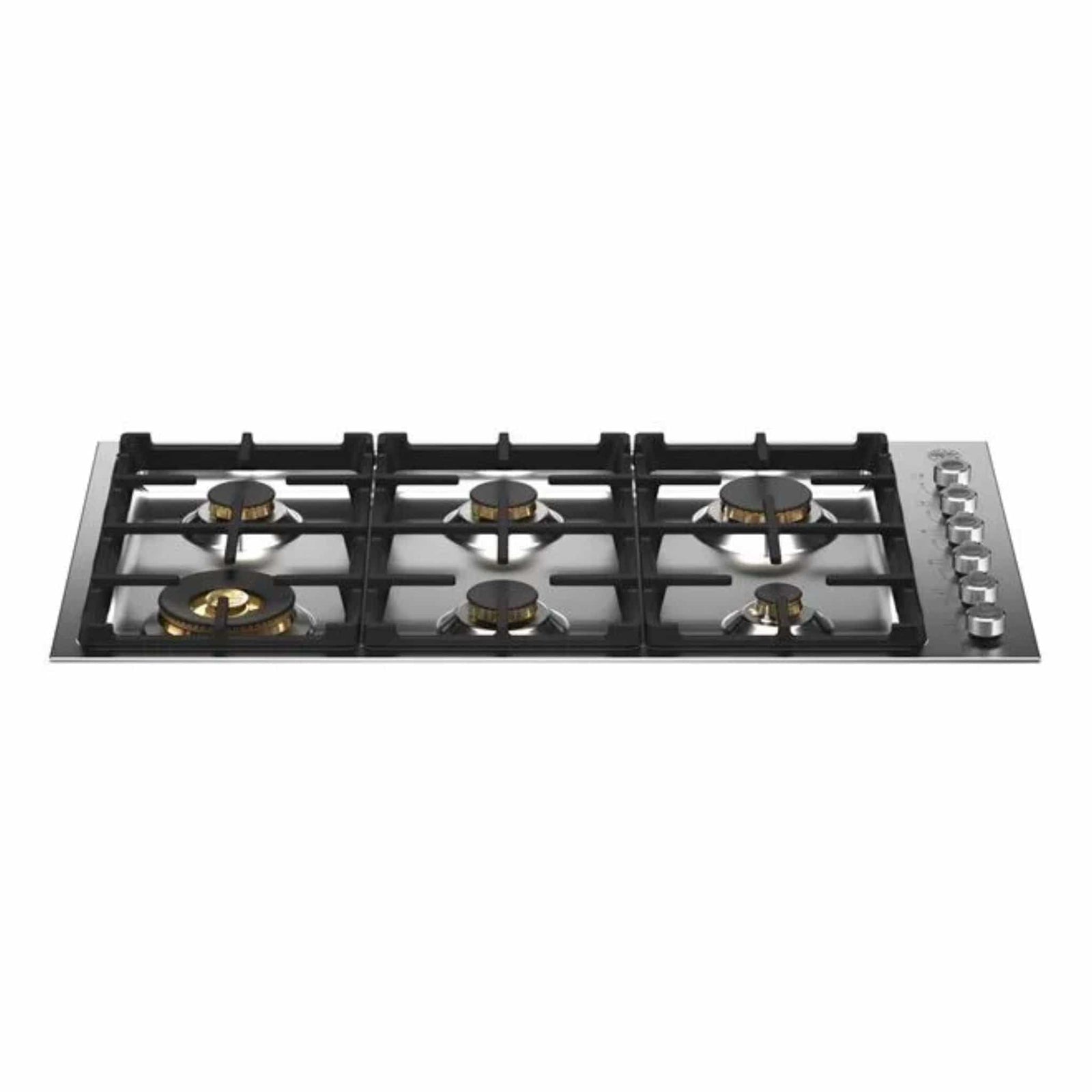 Bertazzoni 36" Pro Series Drop-In Gas Cooktop 6 Brass Burners - Culinary Hardware