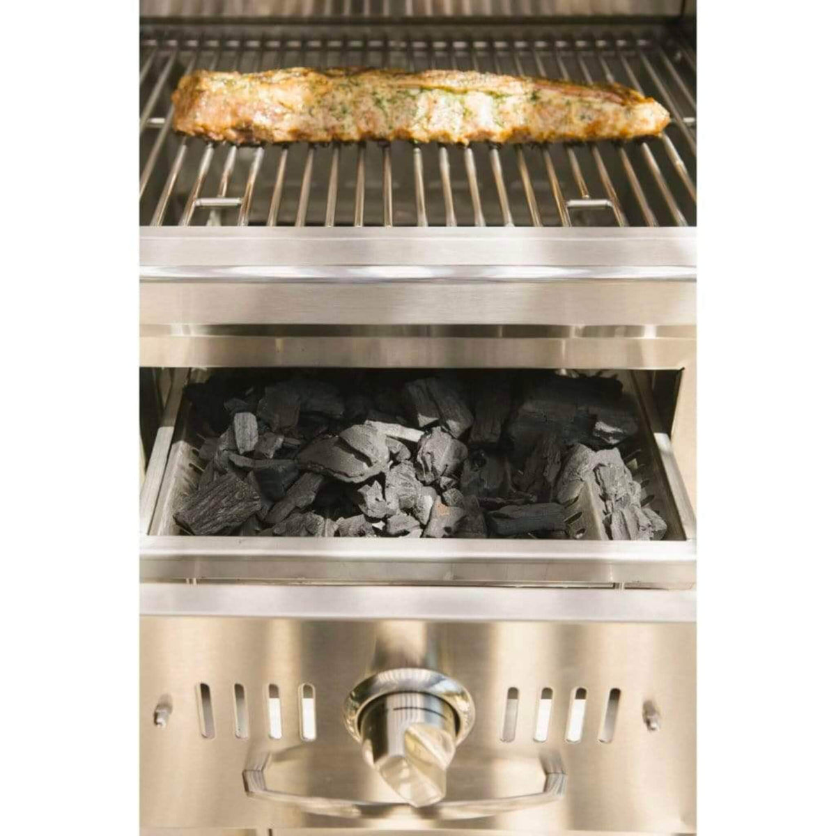 Coyote 50&quot; Hybrid Gas &amp; Charcoal Grill