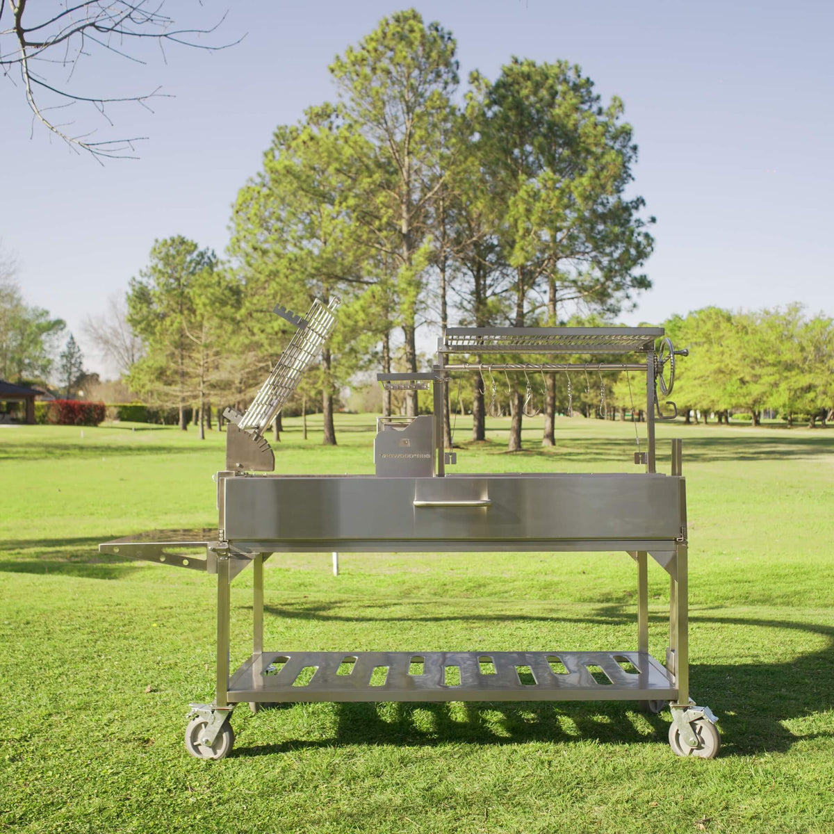 Tagwood BBQ Argentine Santa Maria Wood Fire &amp; Charcoal Gaucho Grill