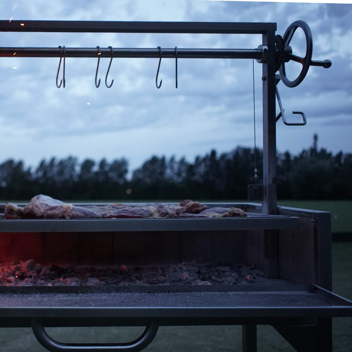 Tagwood BBQ Argentine Santa Maria Wood Fire &amp; Charcoal Gaucho Grill