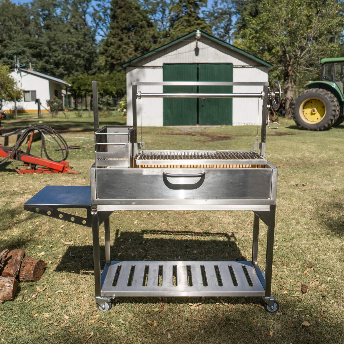 Tagwood BBQ Argentine Santa Maria Wood Fire &amp; Charcoal Gaucho Grill