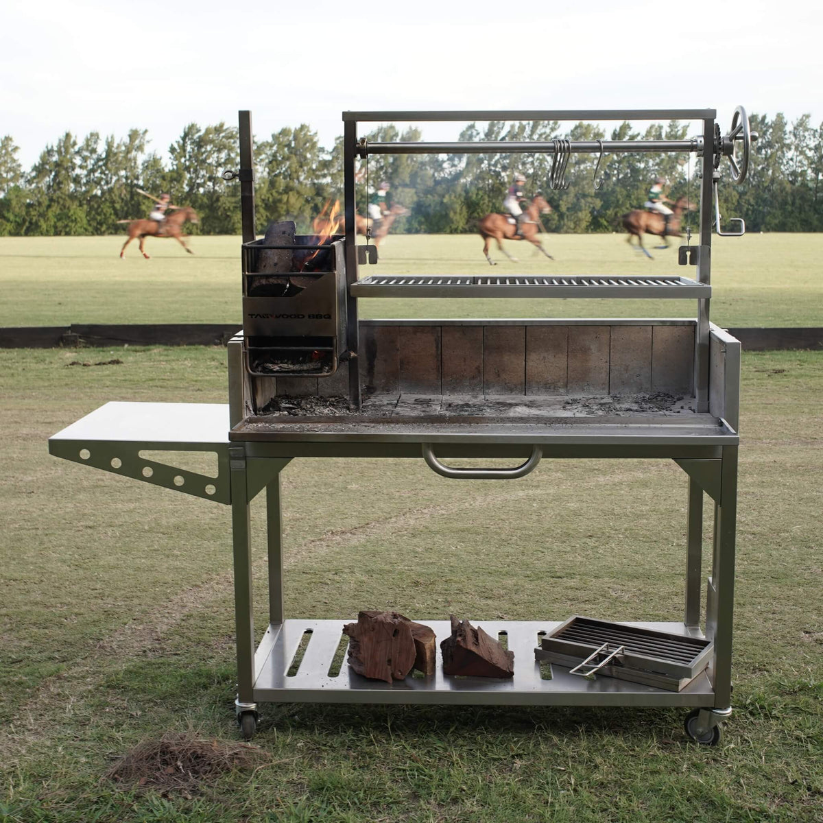 Tagwood BBQ Argentine Santa Maria Wood Fire &amp; Charcoal Gaucho Grill